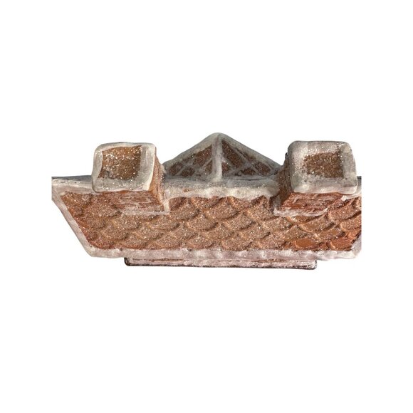 Michaels Ashlund Gingerbread Christmas Village House 8" x 8" x 3.5" Festive Deco - Picture 5 of 5